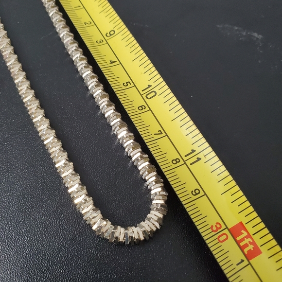 Milor Watch Video / Sterling Silver 925 Diamond Cut Rope Chain Necklace - Picture 7 of 12